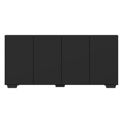 Aparador Buffet 4 Portas Veneza Multimóveis V3557 Preto