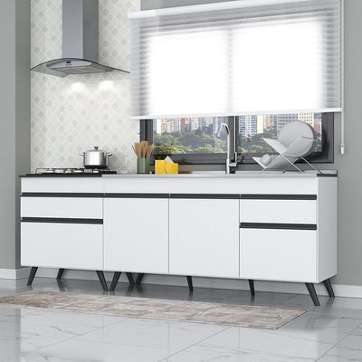 Kit 2 Balcões Gabinete Mp2073.964 Branco