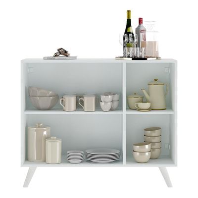 Aparador Buffet 3 Portas Multimóveis V1009 Branco