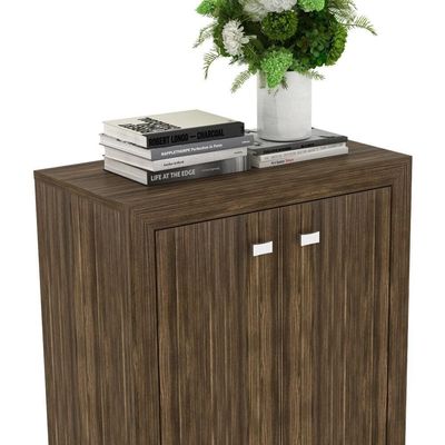 Balcão Escritório Com 2 Portas Multimóveis Vcr25013 Nogal