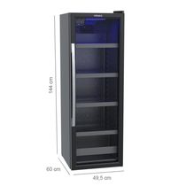 Cervejeira Venax Blue Light Expo Expvbl209 200 L Preto 220 V