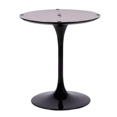 Base De Mesa De Jantar 80Cm Até 120Cm Preto Branco