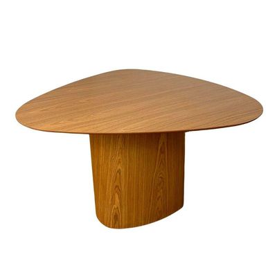 Mesa De Jantar Orgânica 120X125Cm TampoBaseMarrom
