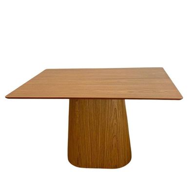 Mesa De Jantar Cone 180X100 Base Freijó Tampo Freijó Marrom