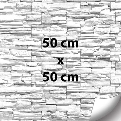 Adesivo Autocolante Pedras 50Cmx50Cm Modelo 1