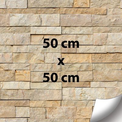 Adesivo Autocolante Pedras 50Cmx50Cm Modelo 3