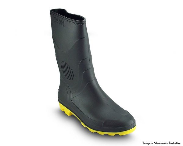 Bota Pega Forte Sola Amar Cano Medio 40