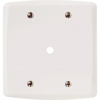 Placa com 1 Furo 9,5 Mm 4x4 Tramontina Lux² Branca