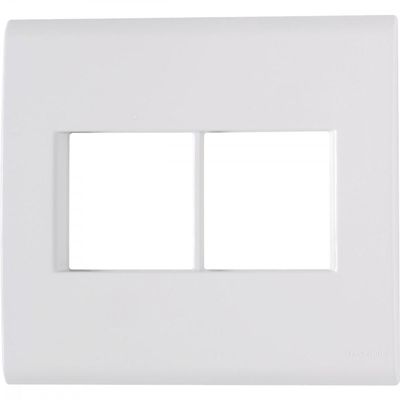 Placa 4 Postos 4x4 Tramontina Liz Branca