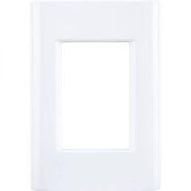 Placa 3 Postos 4x2 Tramontina Giz Branca