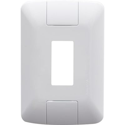 Placa 1 Posto Vertical 4x2 Tramontina Aria Branca
