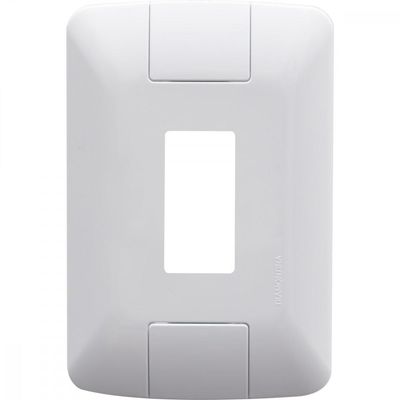 Placa 1 Posto Vertical 4x2 Tramontina Aria Branca