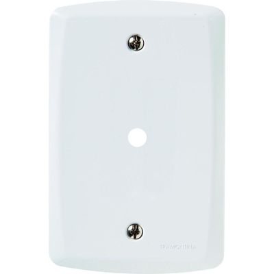 Placa com 1 Furo 9 Mm 4x2 Tramontina Lux² Branca
