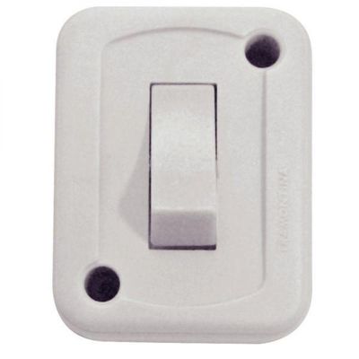 Interruptor de Sobrepor com 1 Tecla Simples 10A 250V