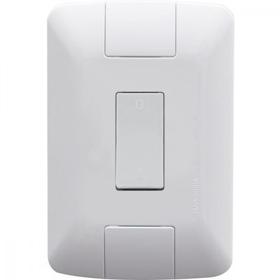 Conjunto 4x2 com 1 Interrup Bipolar Simples 10A 250V