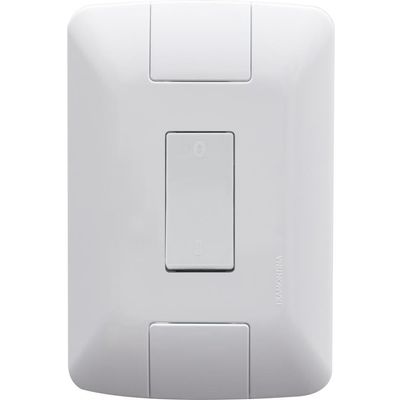 Conjunto 4x2 com 1 Interrup Bipolar Simples 10A 250V