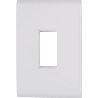 Placa 1 Posto Vertical 4x2 Tramontina Liz Branca