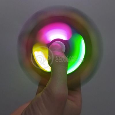 Hand Spinner C/ Luz Luminoso Tiktok Sensorial Anti Stress Az