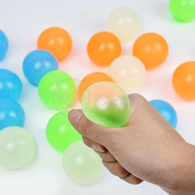 Toy Bolinha Globble Anti Stress Luminosa Fluorecente