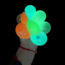 Toy Bolinha Globble Anti Stress Luminosa Fluorecente