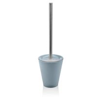 Suporte Com Escova Sanitária Banheiro Vaso Azul Glacial