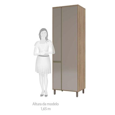 Paneleiro Especial 70cm 3 Portas 3 Prateleira C/Despenseira