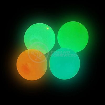Toy Bolinha Globble Anti Stress Luminosa Fluorecente