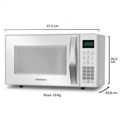 Micro-ondas Mondial MO-01-21-W 21 Litros Branco - 220V UNICA
