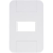 Placa 1 Posto Horizontal 4x2 Tramontina Tablet Branca