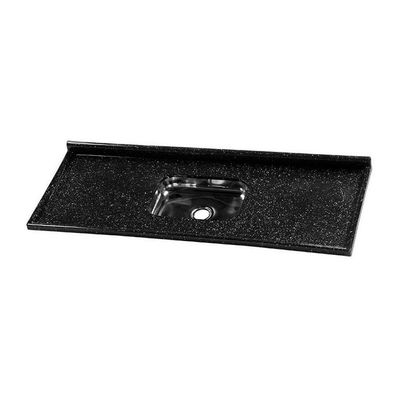 Pia De Cozinha Roralit Com Cuba Em Inox 160Cm - 562508 Preto