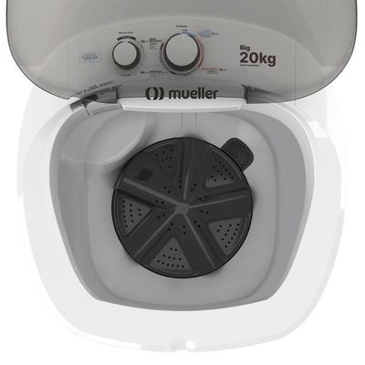 Lavadora Semiautomática Tanquinho Mueller 20kg Big Branco 220 V