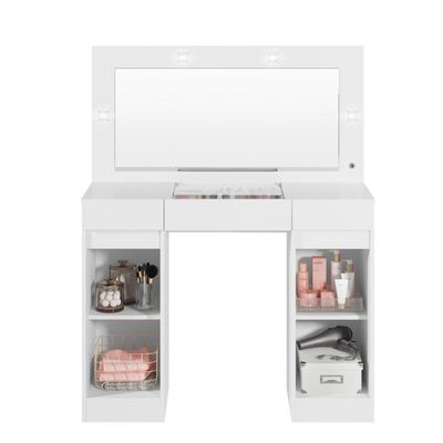 Camarim Albatroz Studio 2 Portas 4 Gavetas 21.501.127 Branco Com Fosco