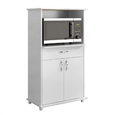 Balcão Notável Multiuso Para Micro-Ondas/Forno Branco