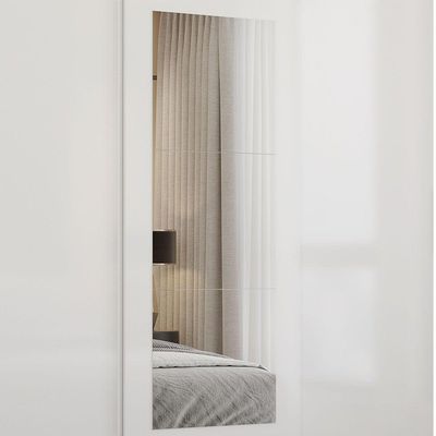Guarda Roupa Casal Fortaleza 3 Portas Espelho Carioca Branco