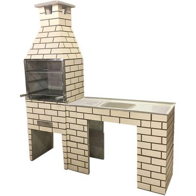 Tampo Para Pia De Cozinha Rorato 1,50x0,50 Granitada Travertino Plus