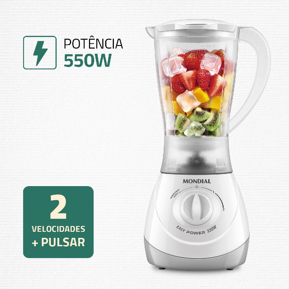 Liquidificador Mondial Easy Power L550 Branco 127V