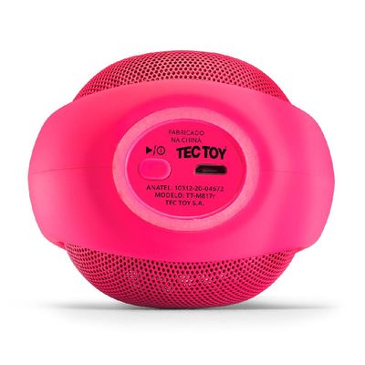 Caixa de Som Bluetooth Sound Toons Fani Tectoy Rosa