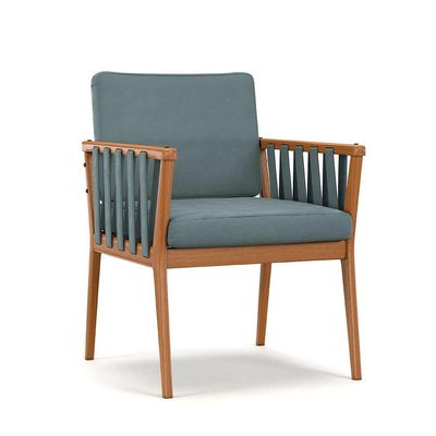 Poltrona Chicago Linho Verde Sage