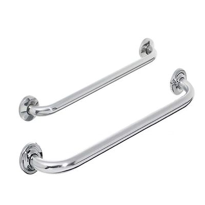 Alça Apoio Barra Inox Kit 2 Und 40 Cm E 50 Cm Acessibilidade
