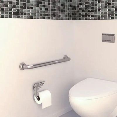 Alça Apoio Barra Inox Kit 2 Und 40 Cm E 50 Cm Acessibilidade
