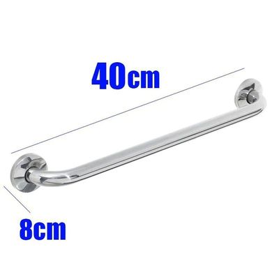Alça De Apoio Banheiro Kit 9 Uni 40Cm Barra