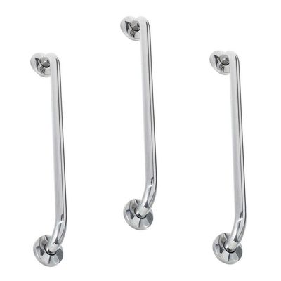 Alça De Apoio 60Cm Barra Inox Kit 3 Unidades Acessibilidade