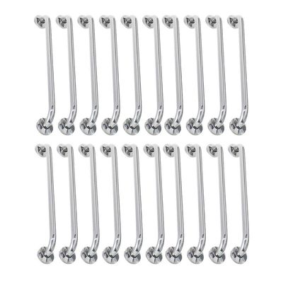 Alça De Apoio Barra 60cm Segurança Kit 20 Unidades Inox Cadeirante Idoso