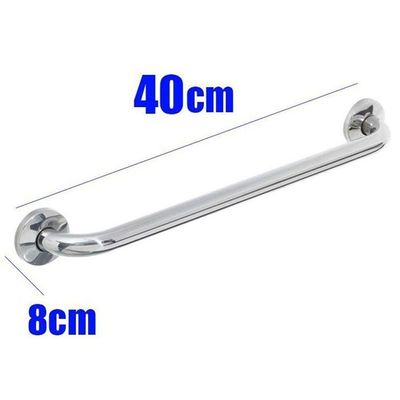 Alça Apoio Banheiro Inox 40Cm Barra Kit 16 Un