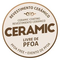 Frigideira Tramontina 20cm 0,8l Em Alumínio Interno Cerâmico Externo Silicone Preto Tramontina