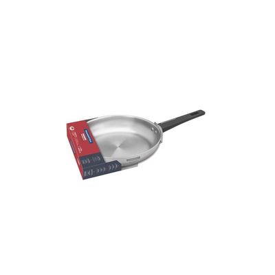 Frigideira Grano Baquelite Em Aço Inox Com Corpo Triplo E Cabo De Baquelite 26 Cm 2,2 L
