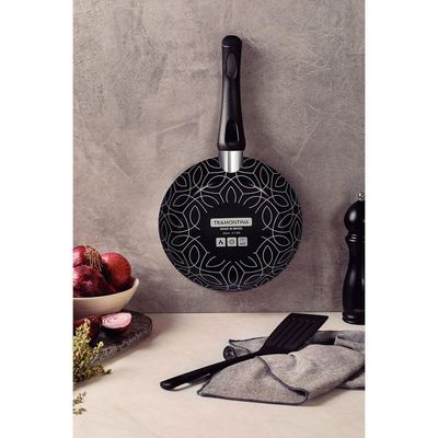 Frigideira Paris 20cm 0,8l Em Alumínio Interno Em Antiaderente Starflon Max Preto Decorad