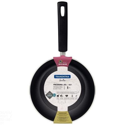 Frigideira Sicília Em Alumínio Antiaderente Starflon Excellent Vermelho 20 Cm 0,95 L