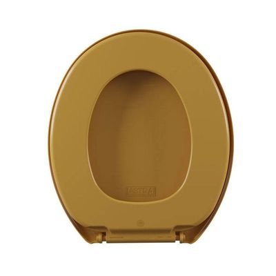 Assento Sanitário Soft - Astra Caramelo Médio