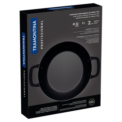 Frigideira Pergaminho Tramontina Profissional Em Ferro 22 Cm 1 L Tramontina